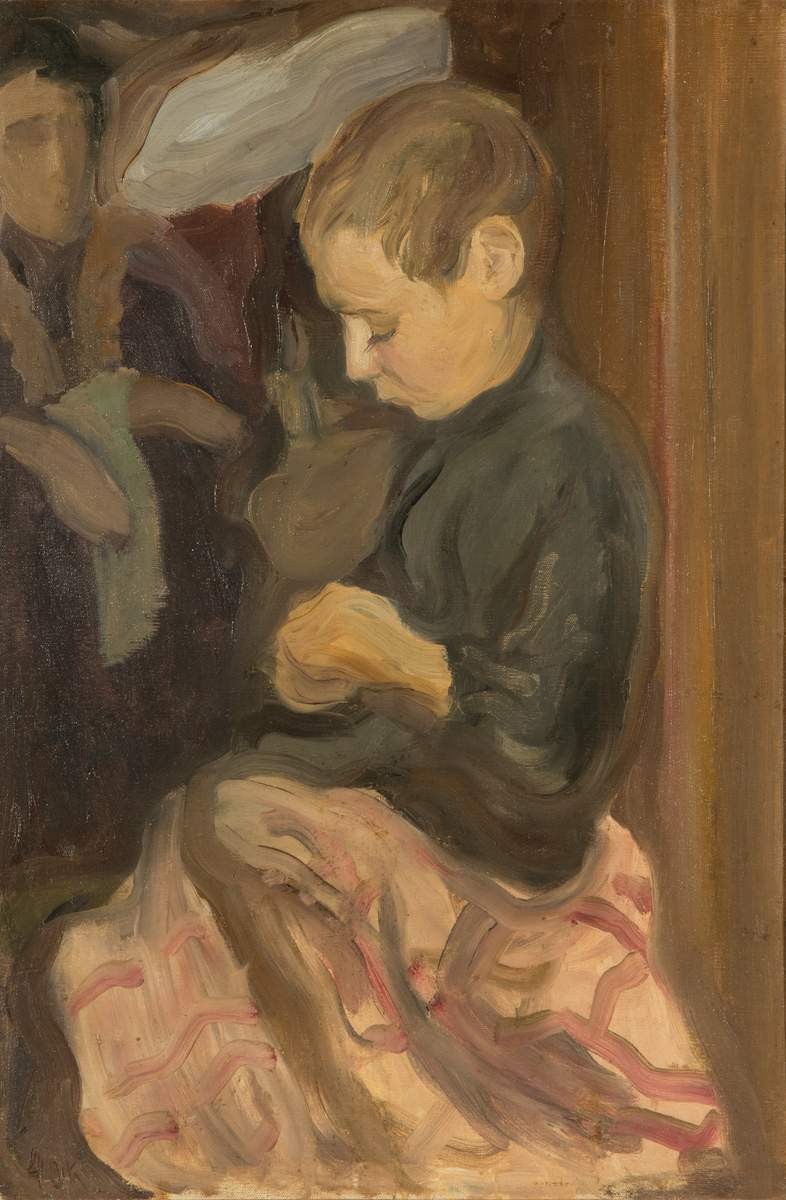 Мальчик, Kuzma Petrov-Vodkin, 1900s