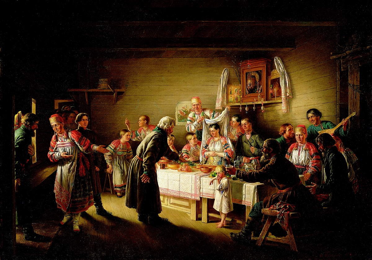Смотрины невесты, Nikolay Petrovich Petrov, 1861
