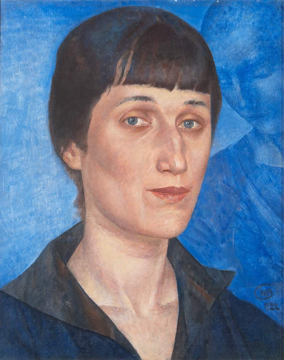 Портрет А. А. Ахматовой, Kuzma Petrov-Vodkin, 1922