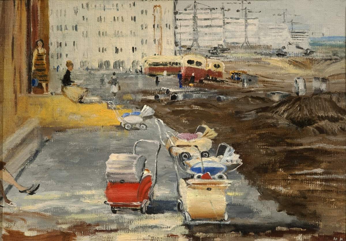 Движущаяся граница города, Yuri Ivanovich Pimenov, 1961