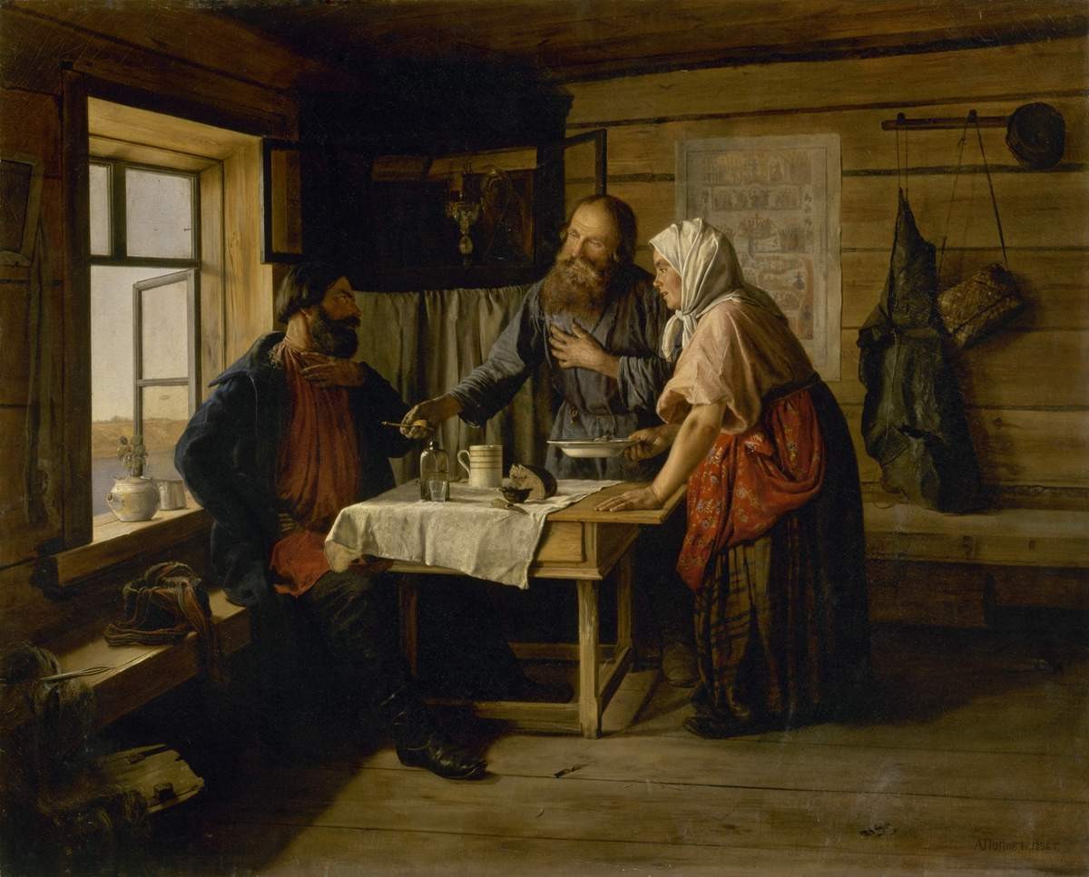 Демьянова уха, Andrei Andreyevich Popov, 1856