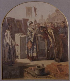 Закладка Московского Успенского собора