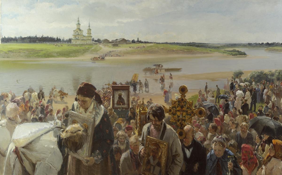 Крестный ход, Illarion Mikhailovich Pryanishnikov, 1893