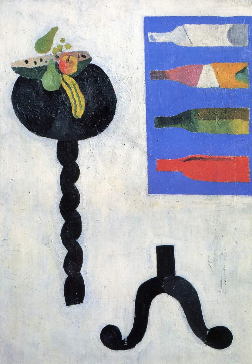 Стол. Натюрморт, Ivan Albertovich Puni, 1919