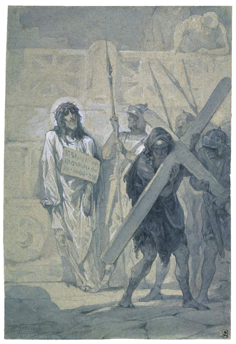 Шествие Христа на Голгофу (Несение креста), Nikolay Koshelev, early 1890s