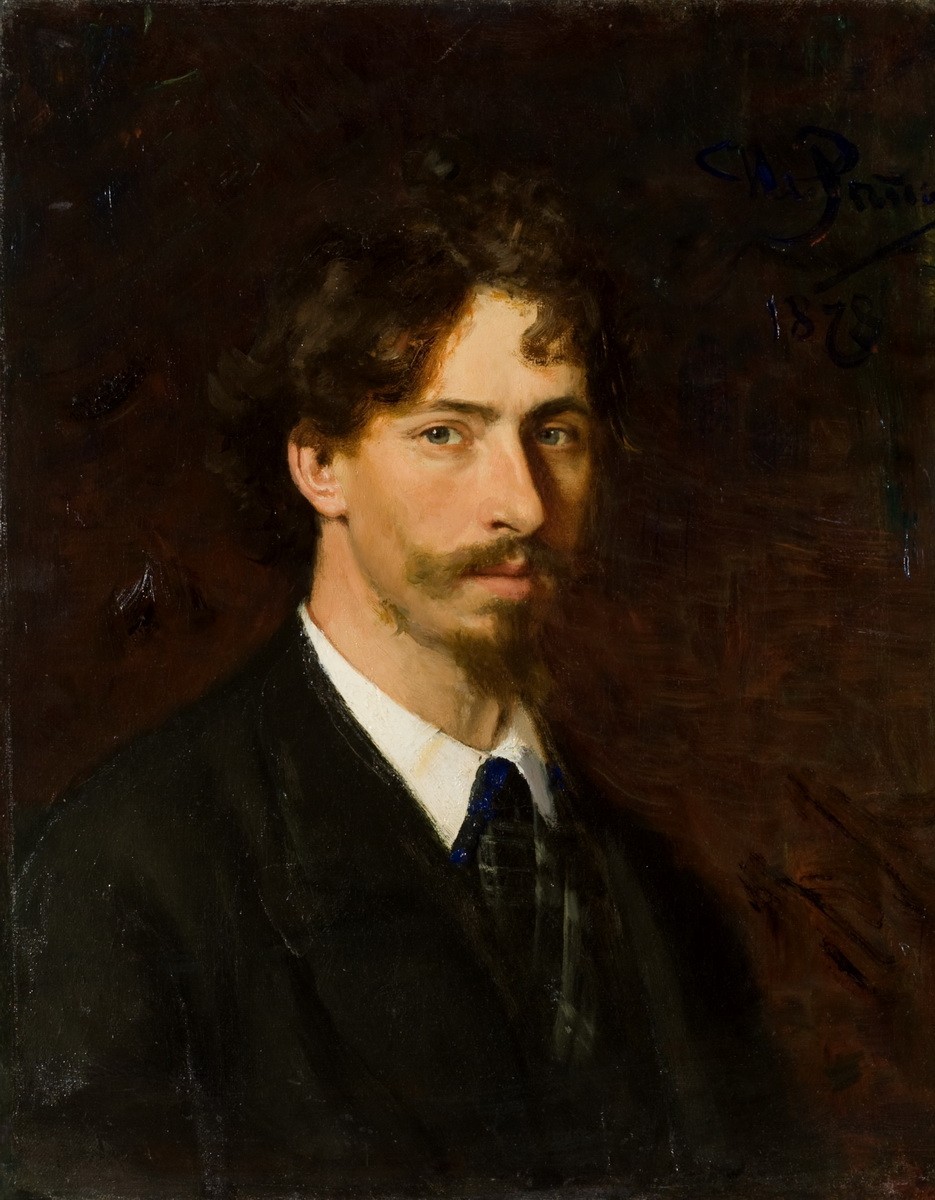 Автопортрет, Ilya Repin, 1878