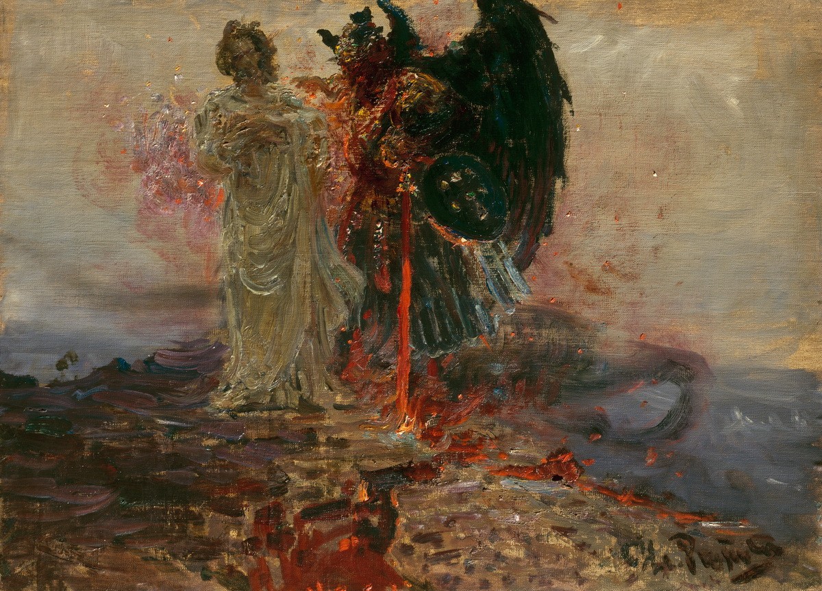 «Иди за мною, Сатано», Репин Илья Ефимович, 1895 (?)