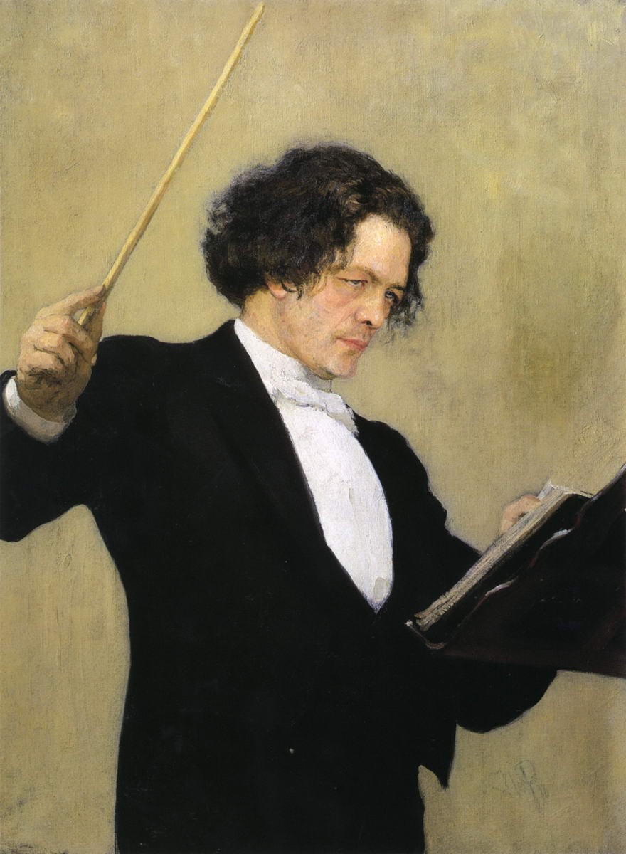 Портрет А. Г. Рубинштейна, Репин Илья Ефимович, 1887