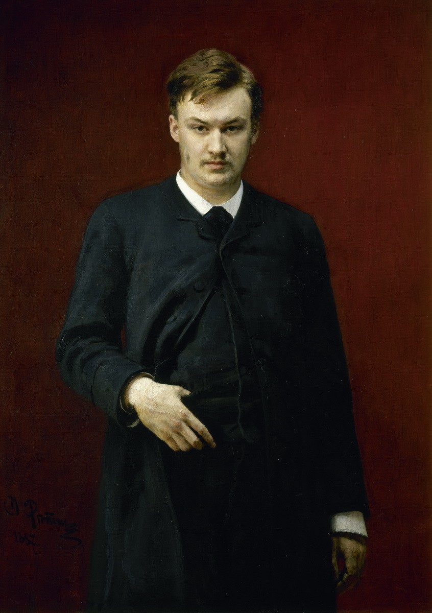 Портрет Александра Глазунова, Репин Илья Ефимович, 1887