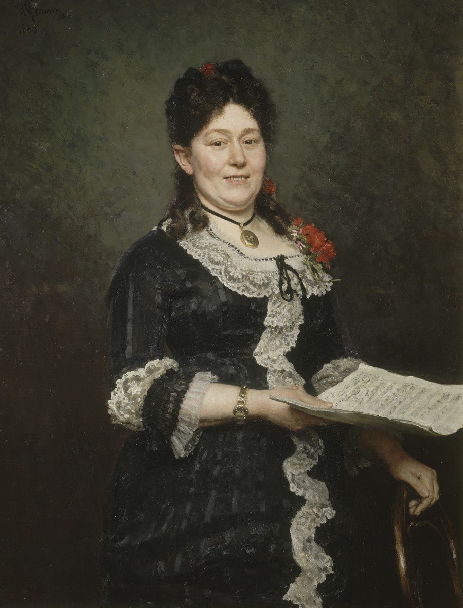 Портрет Александры Молас, Репин Илья Ефимович, 1883