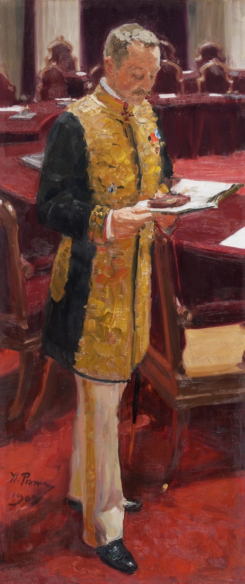 Портрет графа Андрея Бобринского, Репин Илья Ефимович, 1903