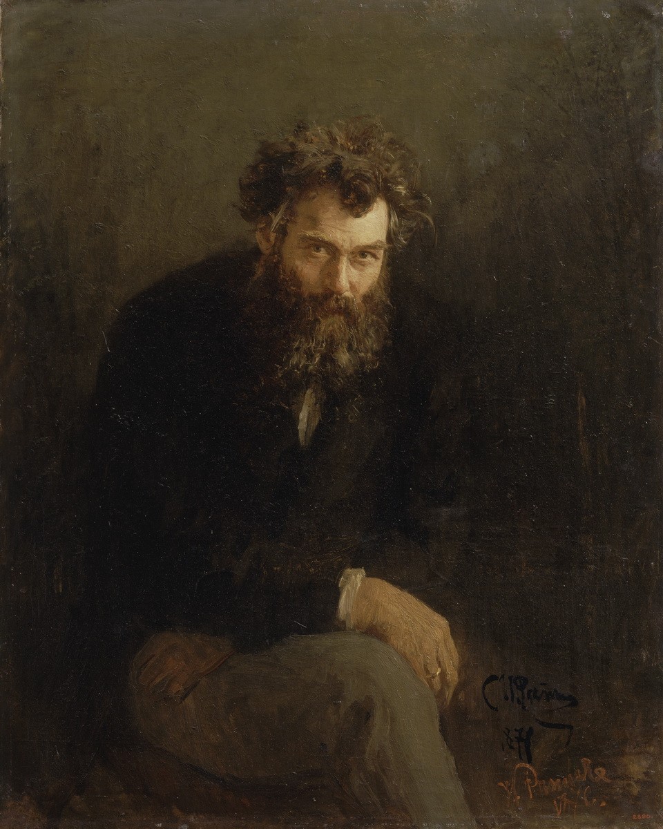 Портрет Ивана Шишкина, Репин Илья Ефимович, 1876