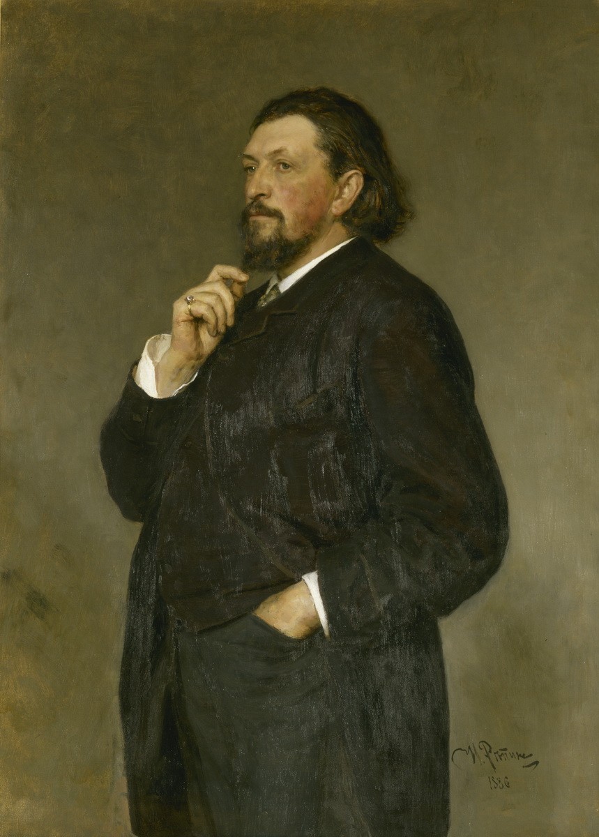 Портрет Митрофана Беляева, Ilya Repin, 1886