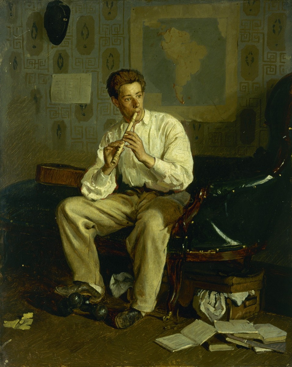 Портрет Василия Репина, Репин Илья Ефимович, Конец 1860-х — начало 1870-х