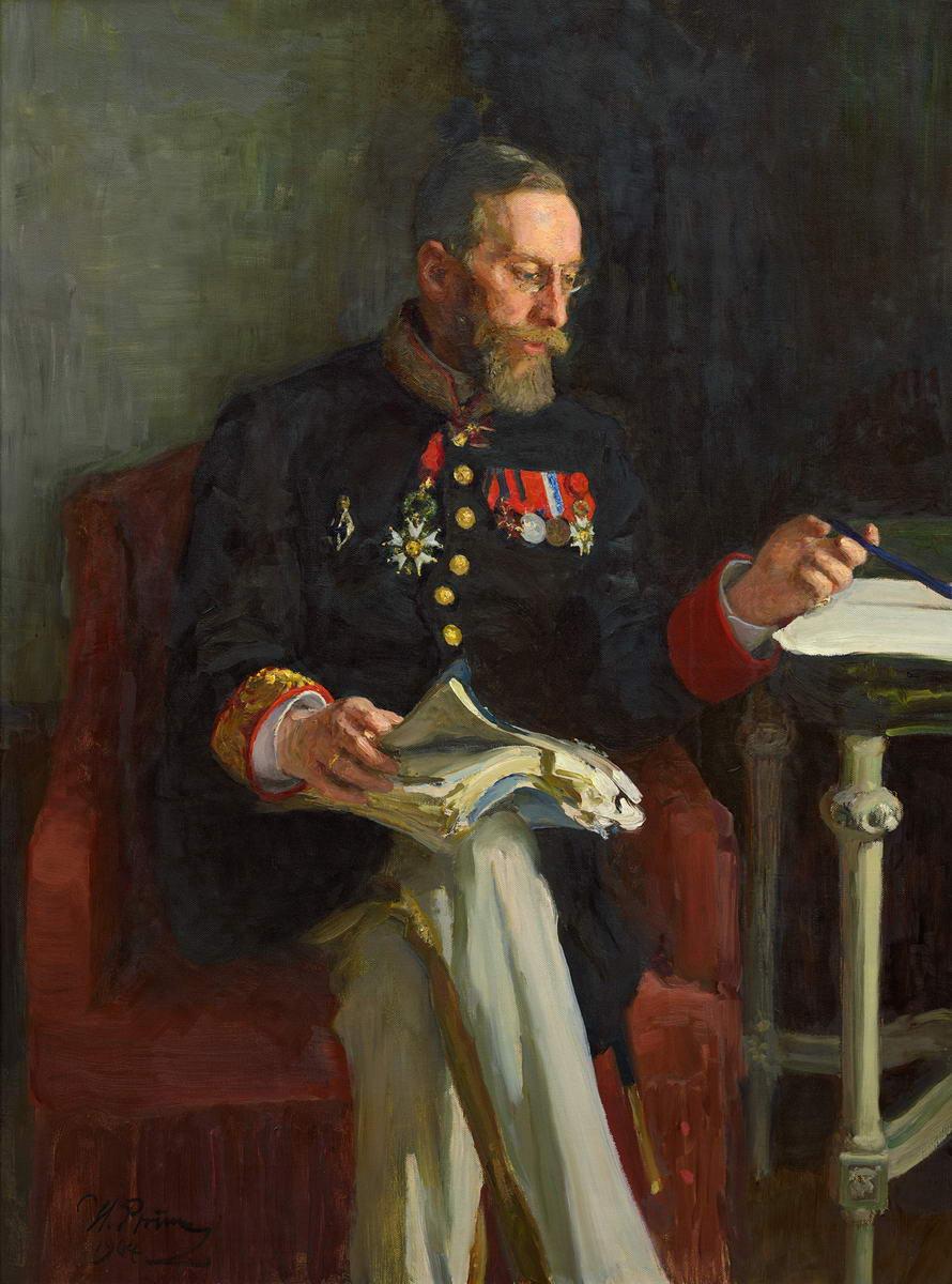Портрет А. Д. Зиновьева, Репин Илья Ефимович, 1904