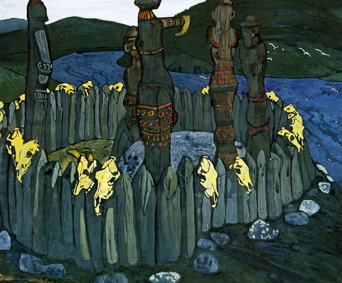Идолы, Nicholas Roerich, 1901