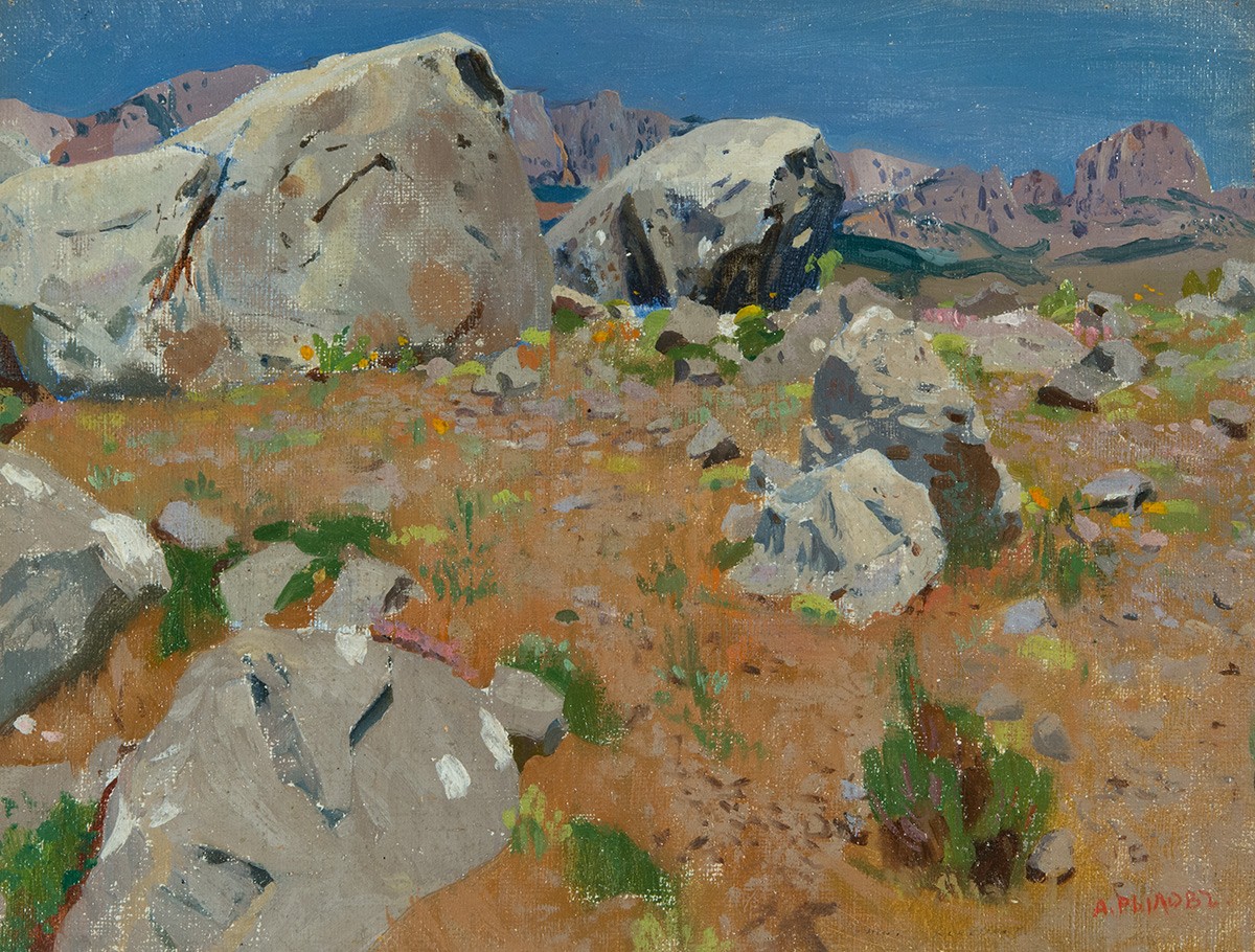 Камни в Крыму. Кекенеиз, Arkady Rylov, 1909