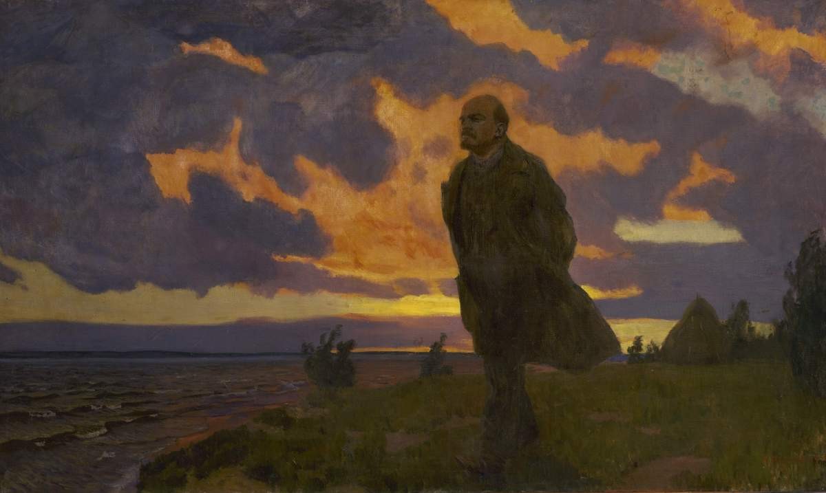 В. И. Ленин в Разливе в 1917 году, Arkady Rylov, 1934