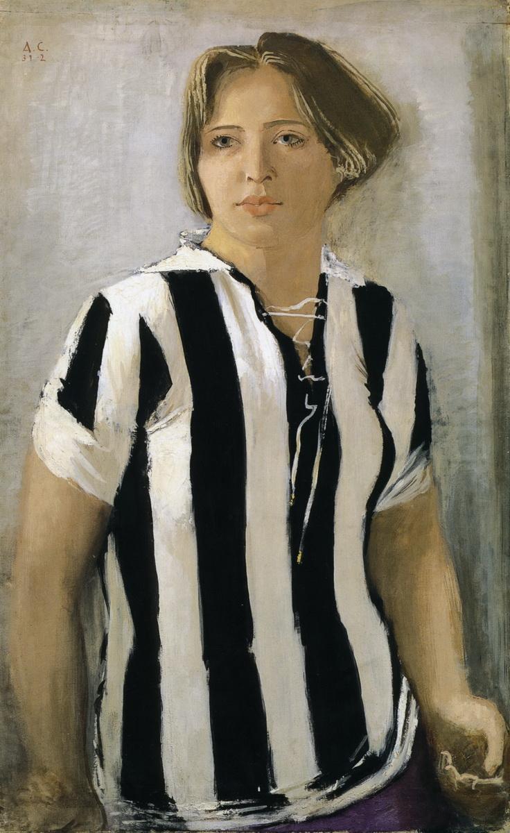 Девушка в футболке, Aleksandr Nikolaevich Samokhvalov, 1932