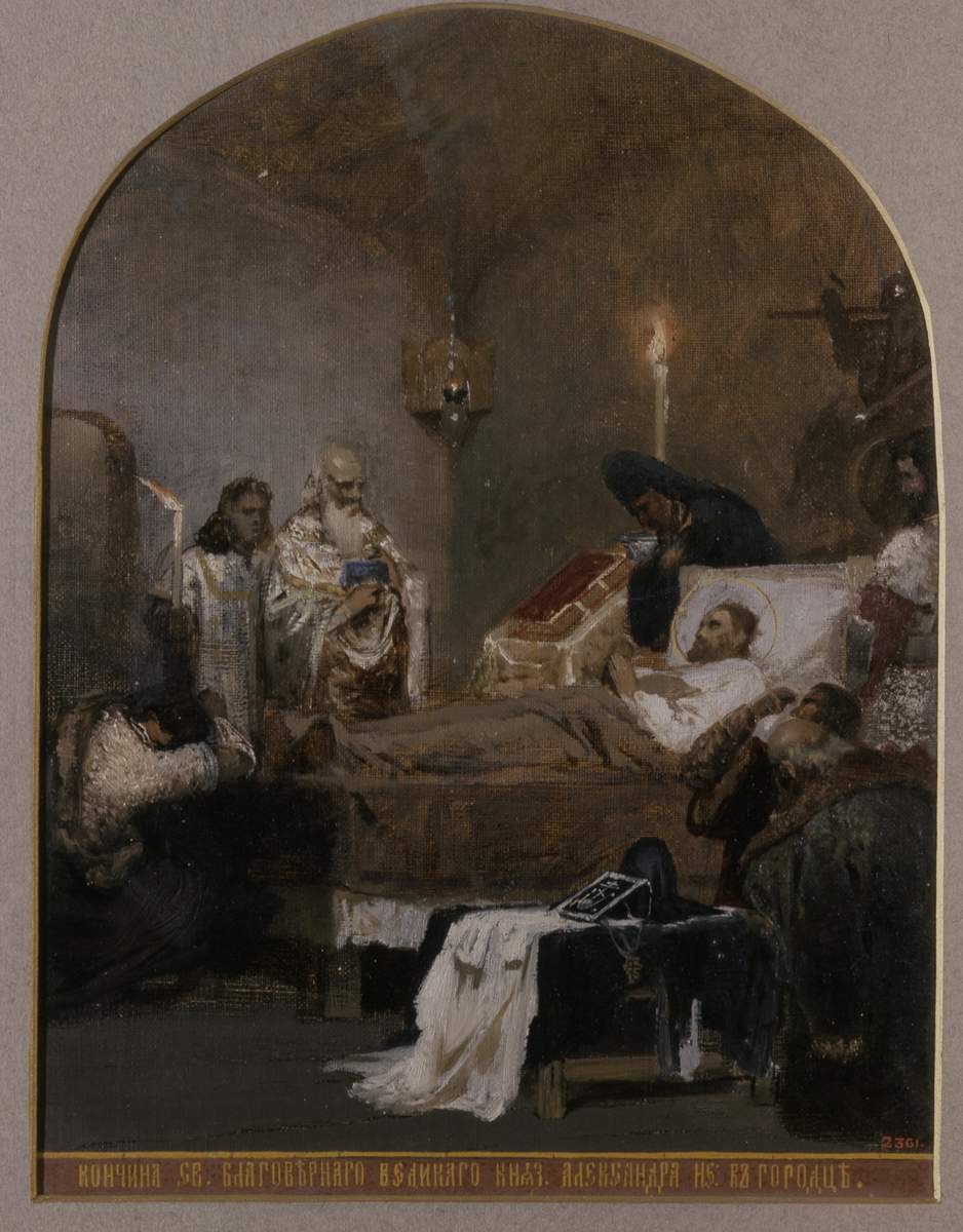 Кончина Александра Невского, Henryk Siemiradzki, 1876