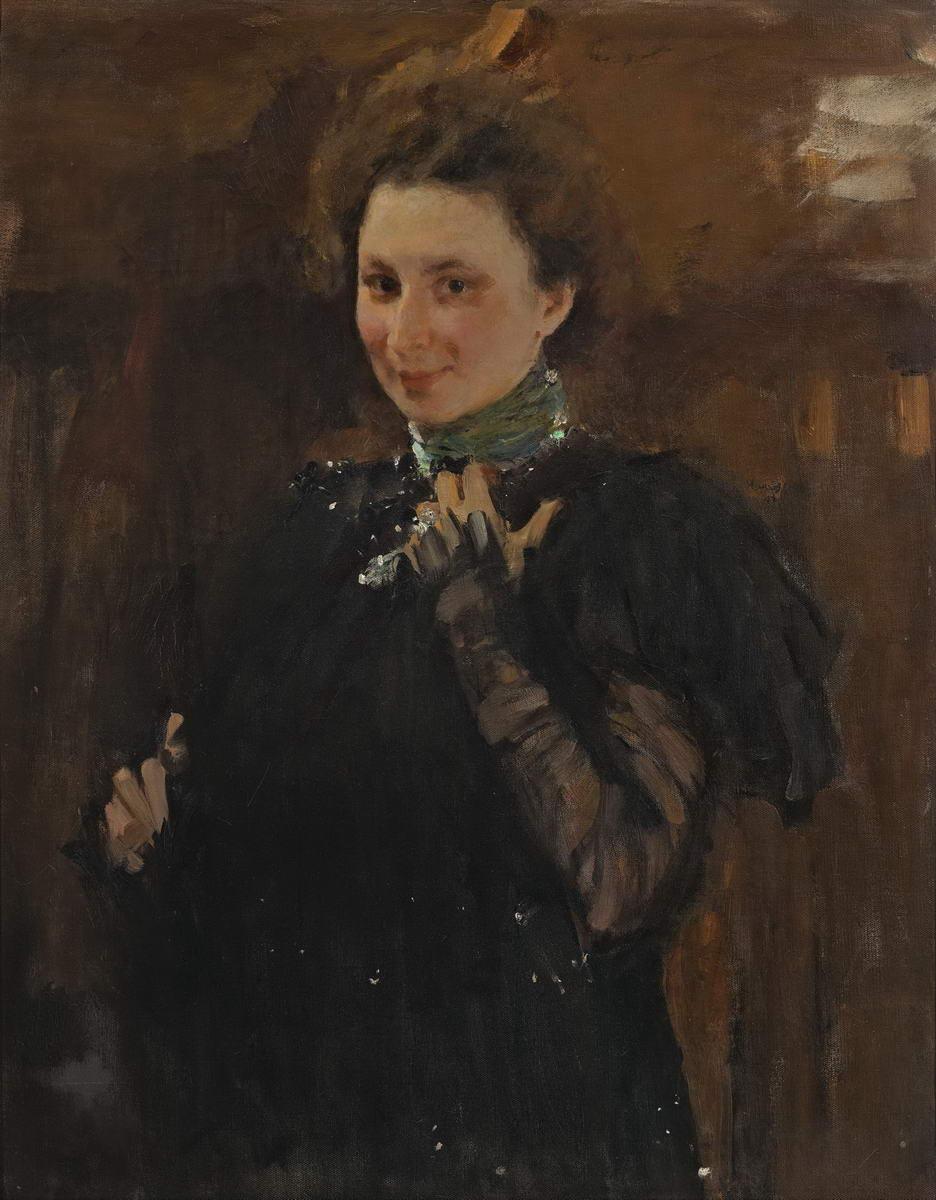 Портрет М. К. Олив, Valentin Serov, 1895