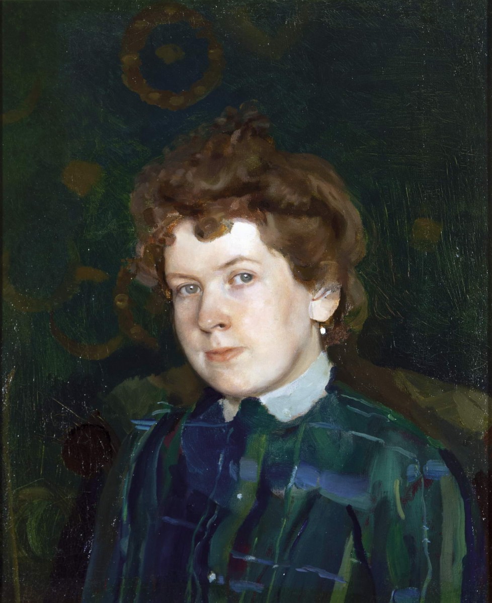 Портрет А. А. Сомовой, Konstantin Somov, late 1890s – early 1900s