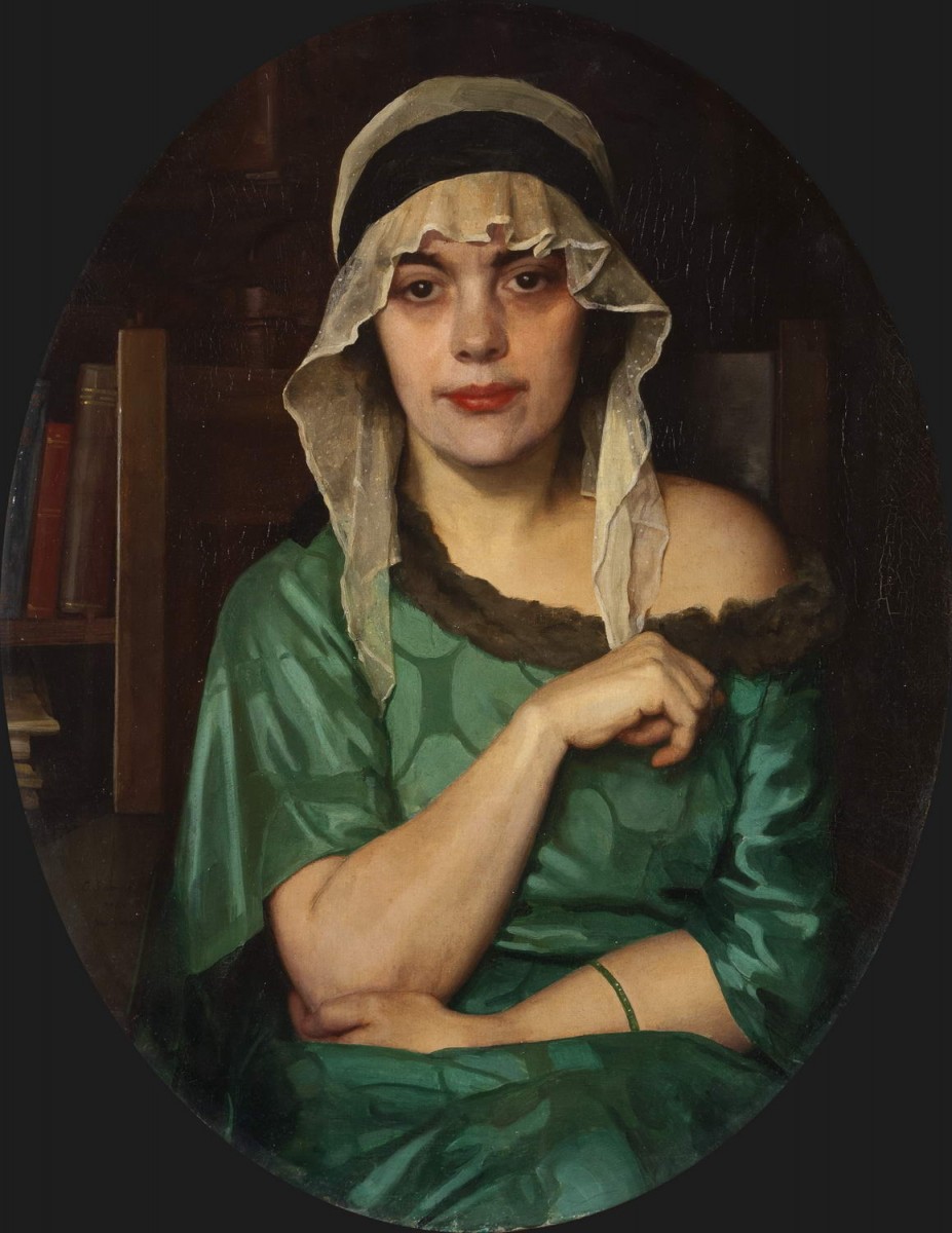Портрет Е. К. Сомовой, Konstantin Somov, 1924