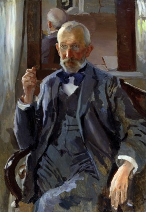 Портрет историка искусства и музейного деятеля Андрея Ивановича Сомова (1830-1909), отца художника