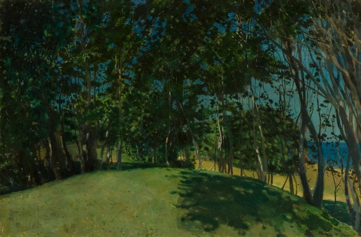 Роща на берегу моря. Силамяги, Konstantin Somov, 1900