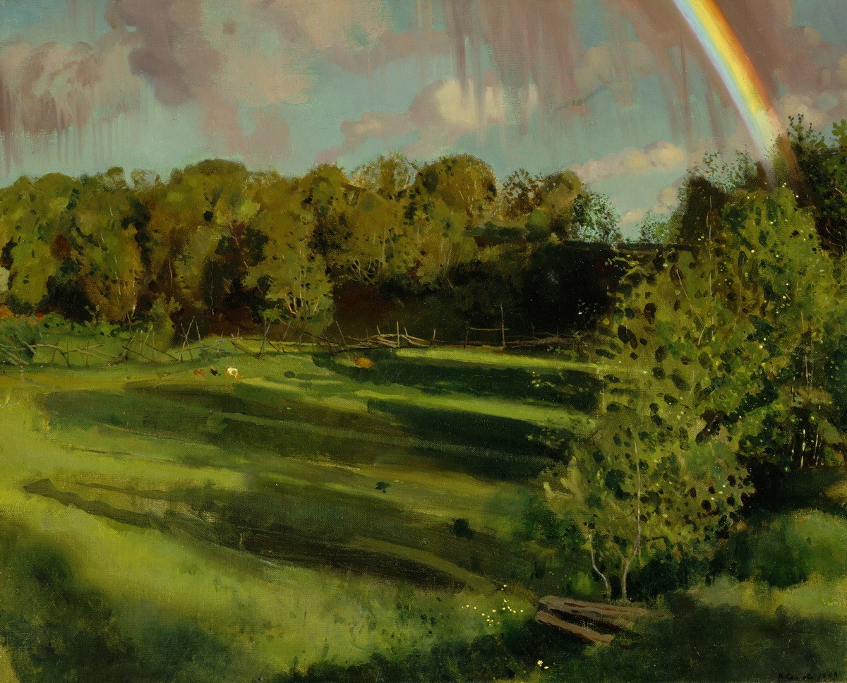 Вечерние тени, Konstantin Somov, 1900