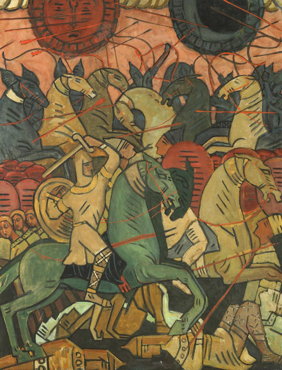 Сражение, Dmitri Stelletsky, 1906