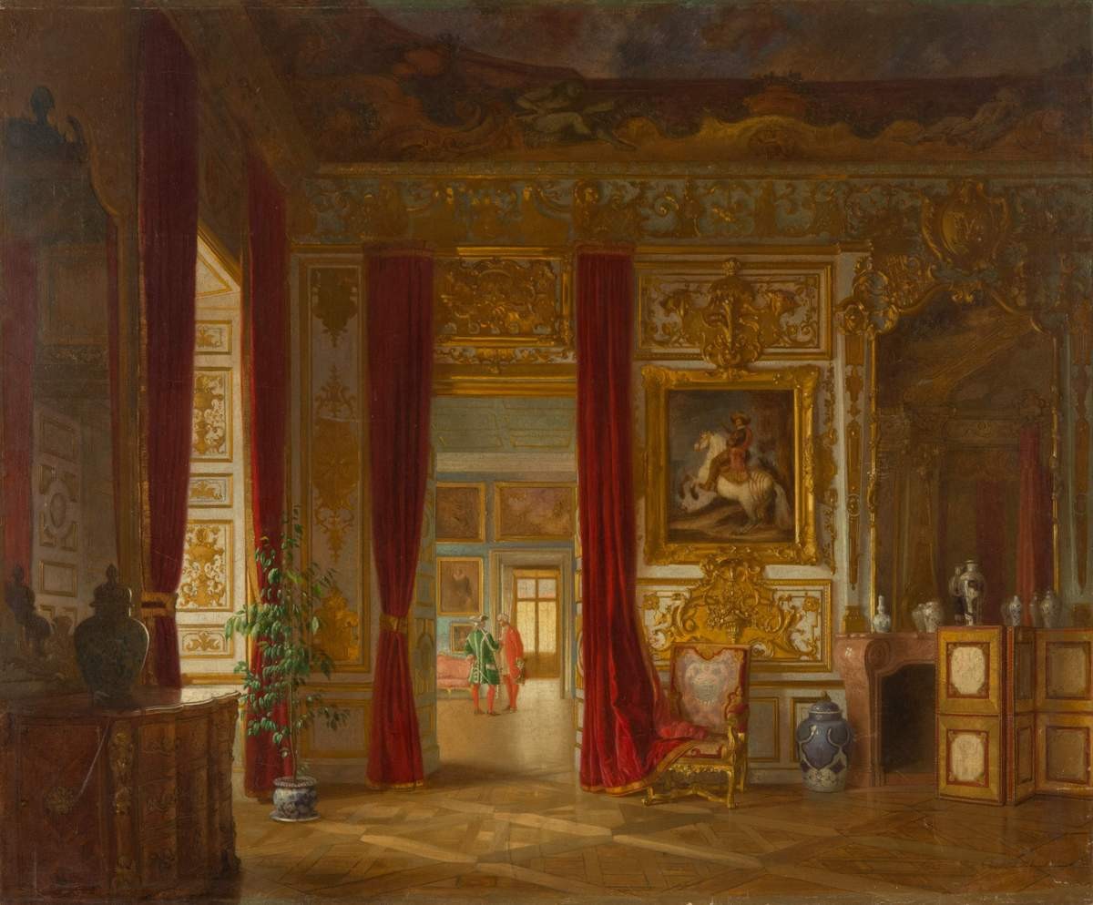 Внутренний вид комнаты, Сверчков Владимир Дмитриевич, 1859