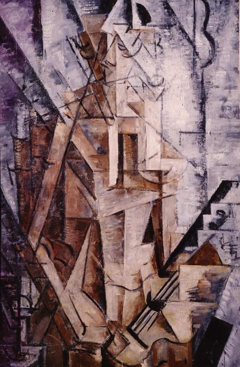 Натурщица, Nadezhda Udaltsova, 1914
