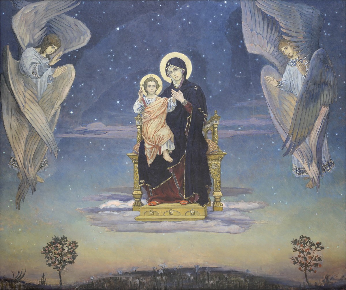 Богоматерь, Viktor Vasnetsov, 1901