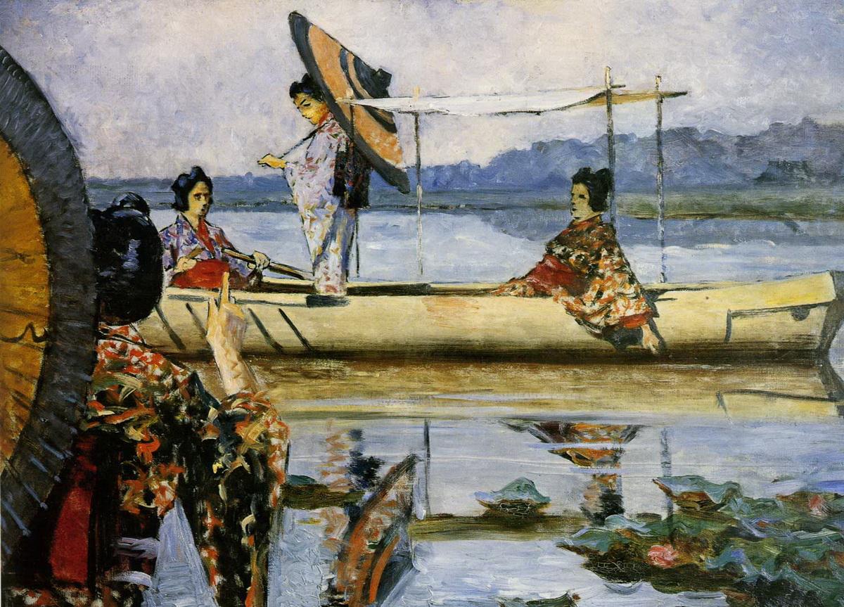 Прогулка в лодке, Vasily Vereshchagin, 1903