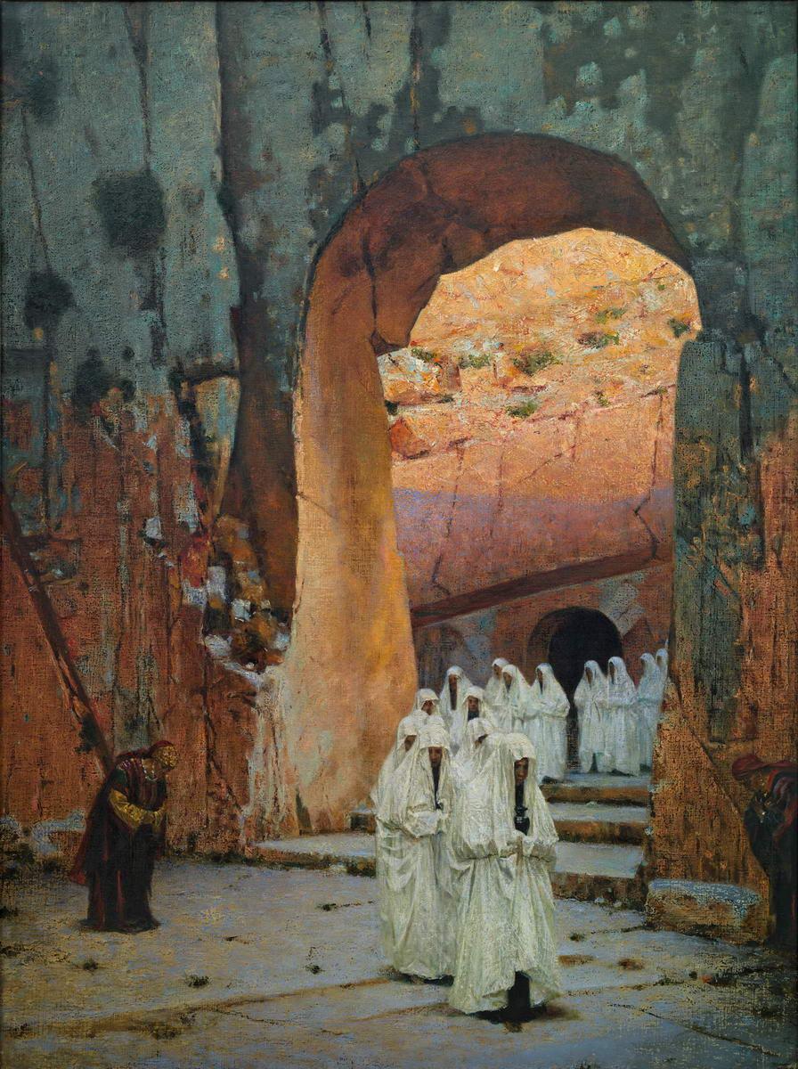 В Иерусалиме. Царские гробницы., Vasily Vereshchagin, 1884