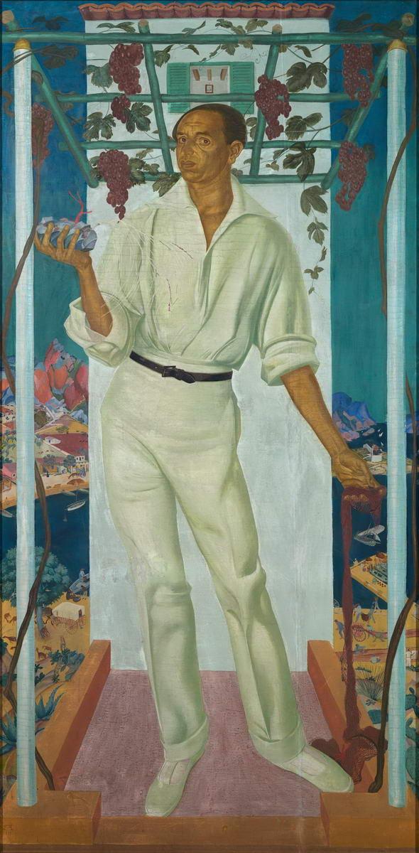 Портрет Р. Монтенегро, Alexander Jacovleff, 1915