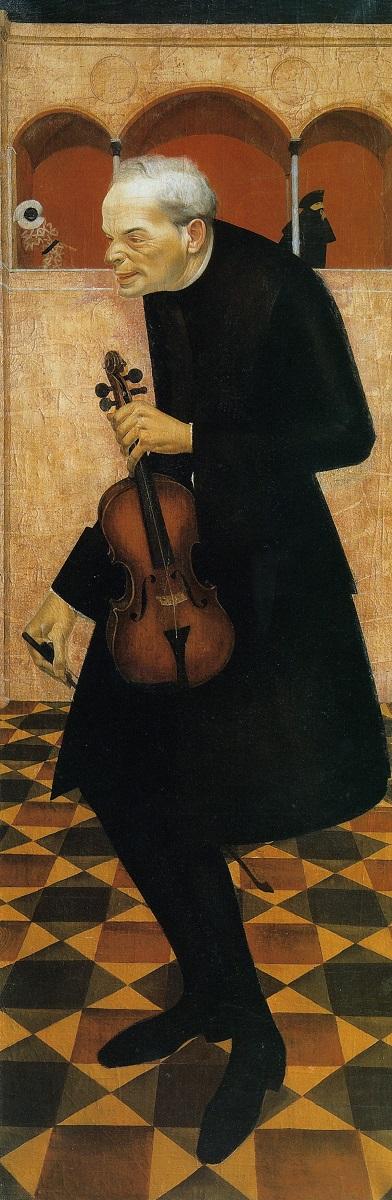 Скрипач, Alexander Jacovleff, 1915