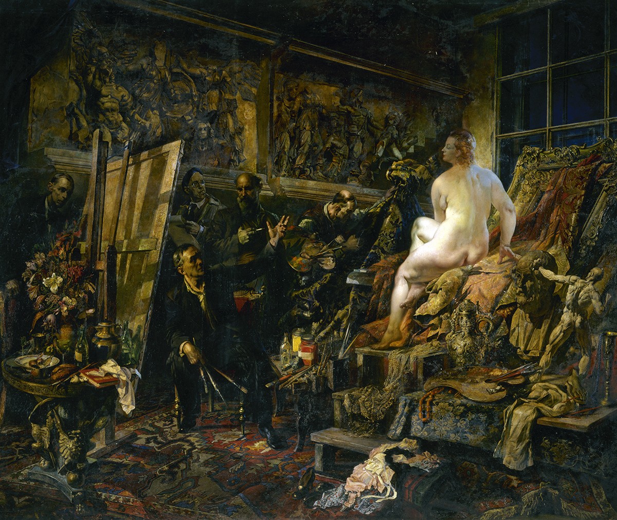 Спор об искусстве, Vasily Yakovlev, 1946