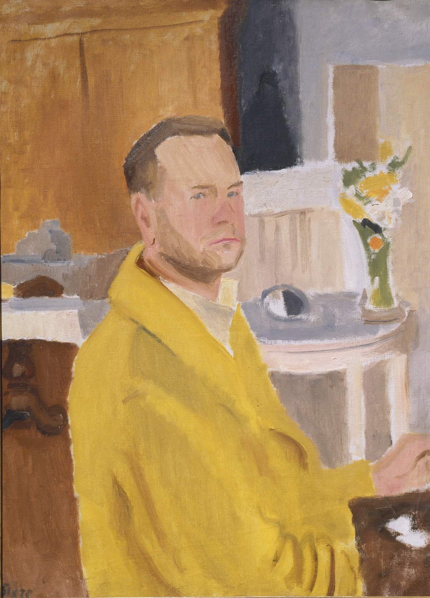 Автопортрет, Nikolay Lapshin, 1935