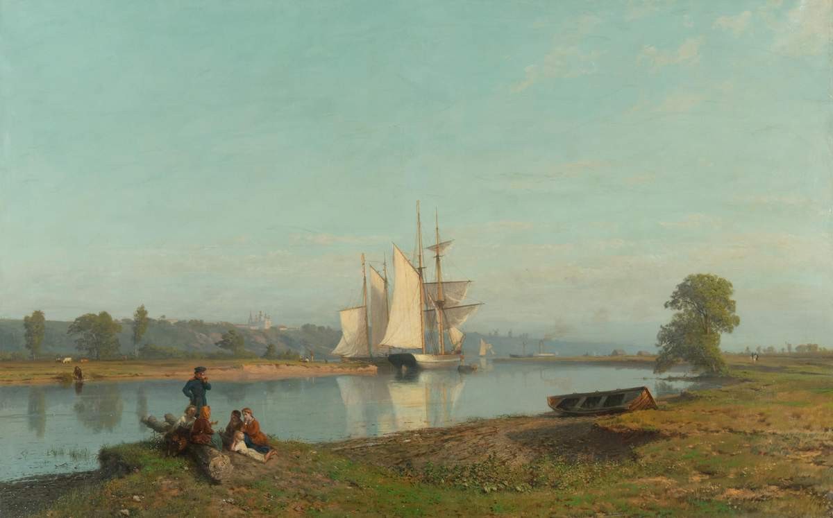 Устье реки Дона, Lev Lagorio, 1860s
