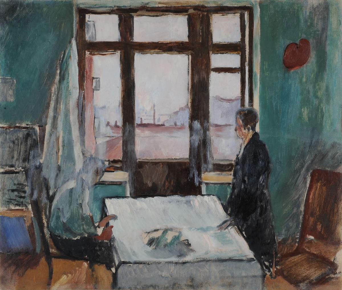 Сестры, Konstantin Istomin, 1932