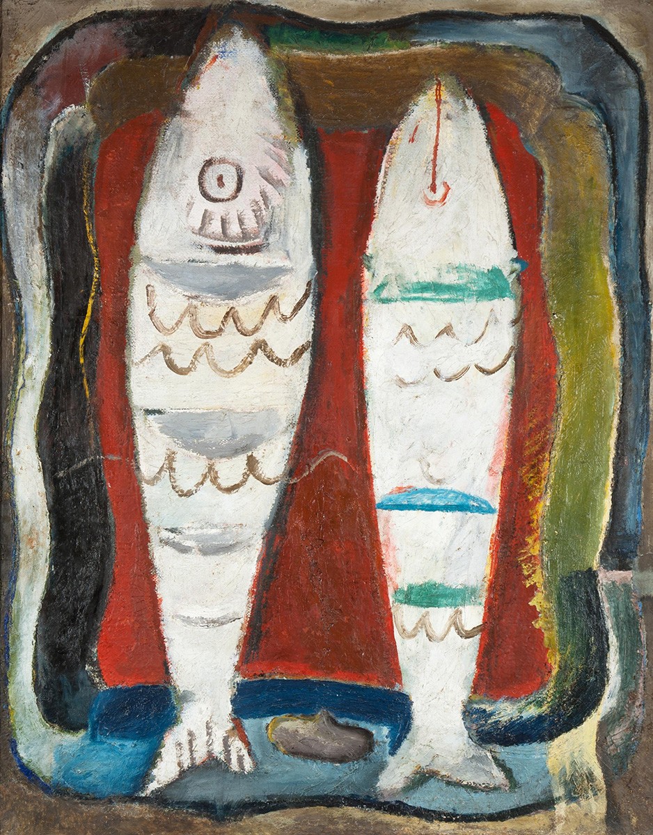 Композиция с игрушечными рыбками, Yurii Alekseevich Vasnetsov, between 1928 and 1931