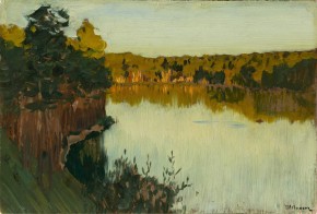 У озера