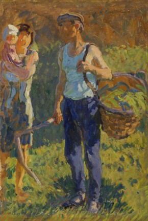 Мужик с корзиной