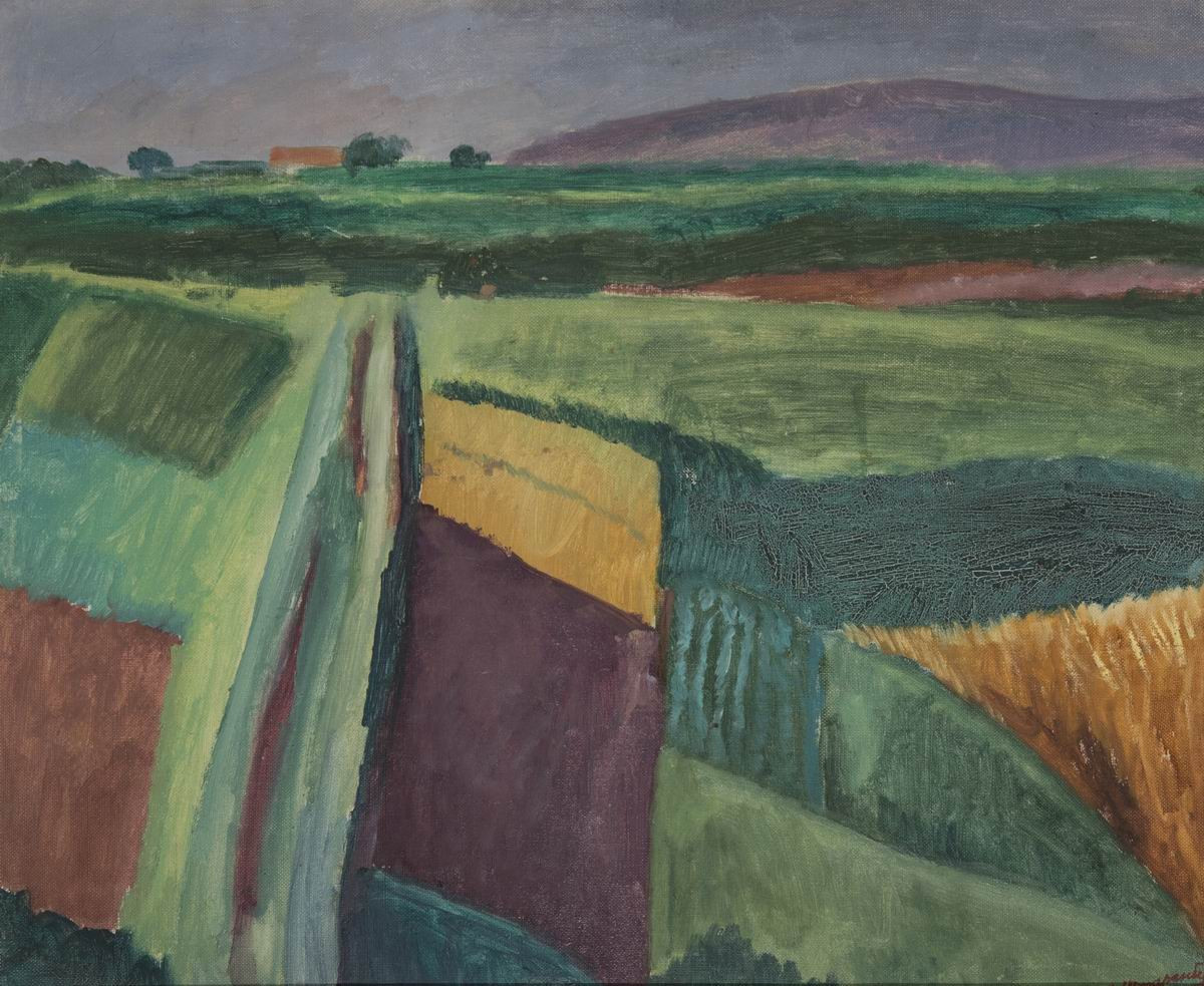 Юг Франции. Поля, David Petrovich Shterenberg, 1913