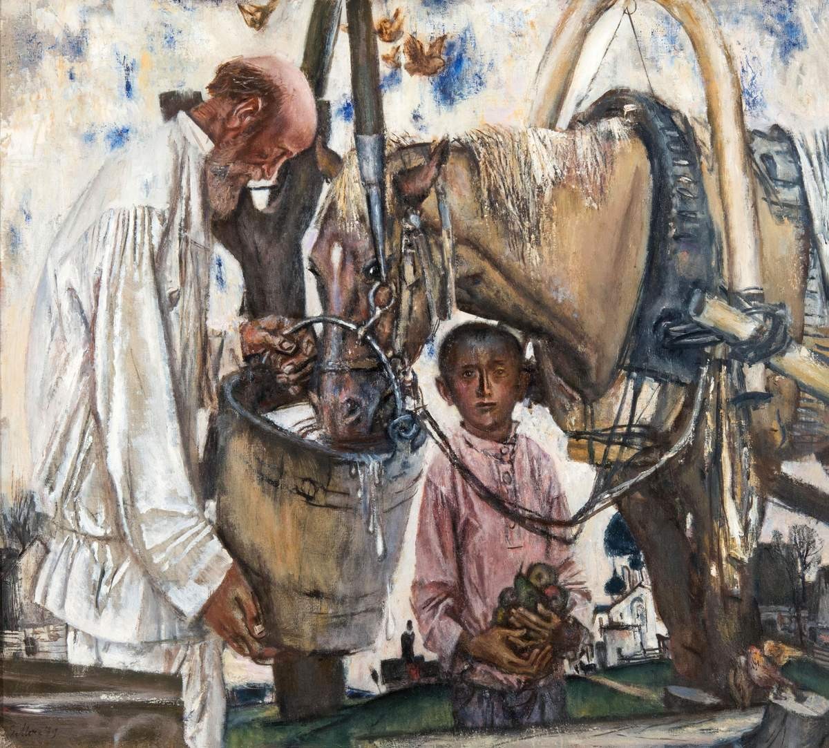 У колодца, Evsey Moiseenko, 1979