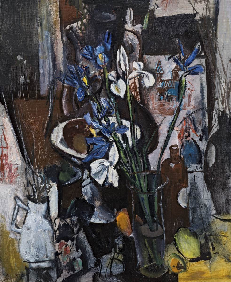 Натюрморт с ирисами, Evsey Moiseenko, 1979