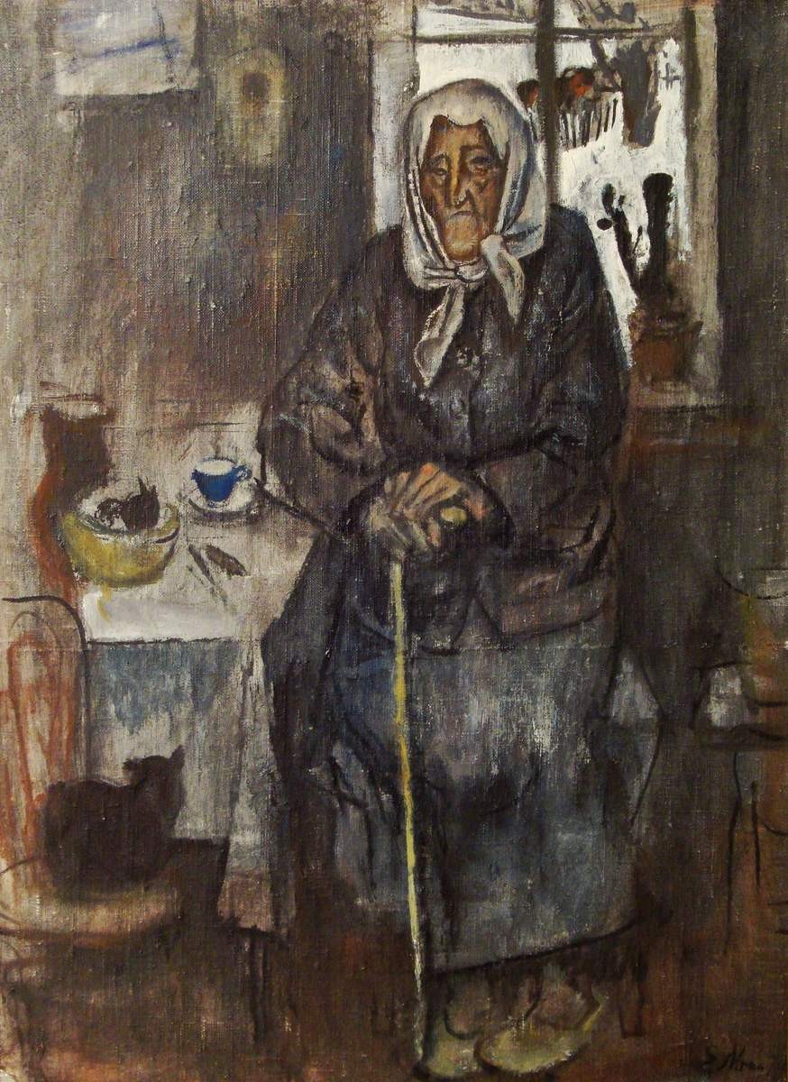 Портрет матери, Evsey Moiseenko, 1979