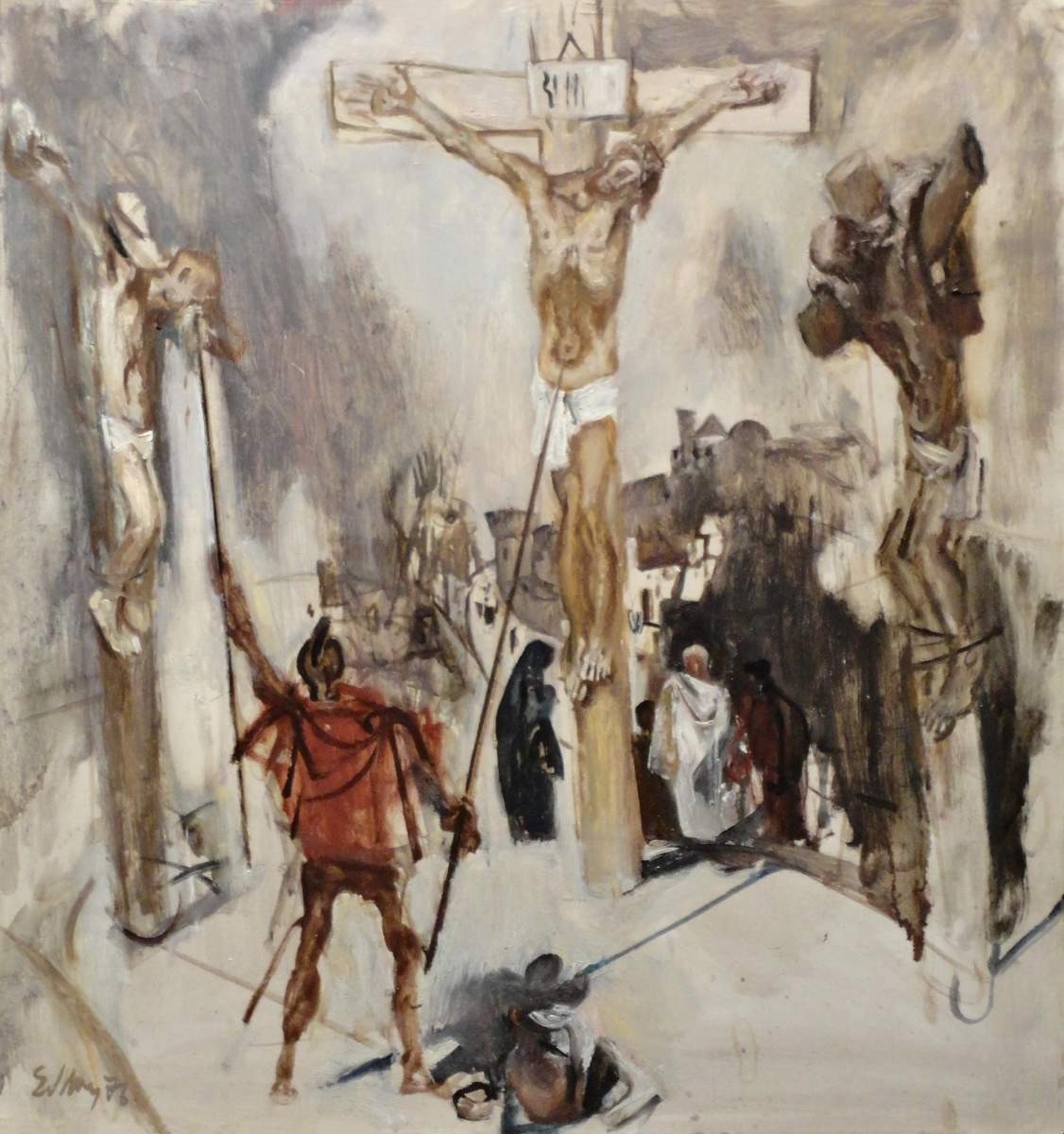 Голгофа (Распятие), Evsey Moiseenko, 1976
